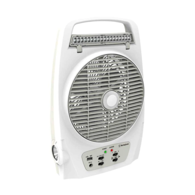 Ventilador recargable 8″ Blanco WestingHouse 72760