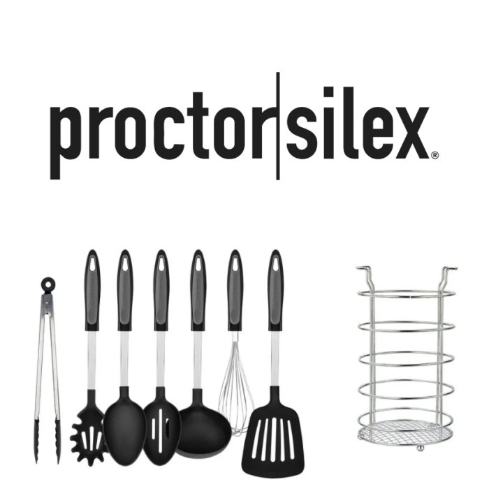 ▷ Proctor Silex Set Utensilios de Cocina, (pga601) ©