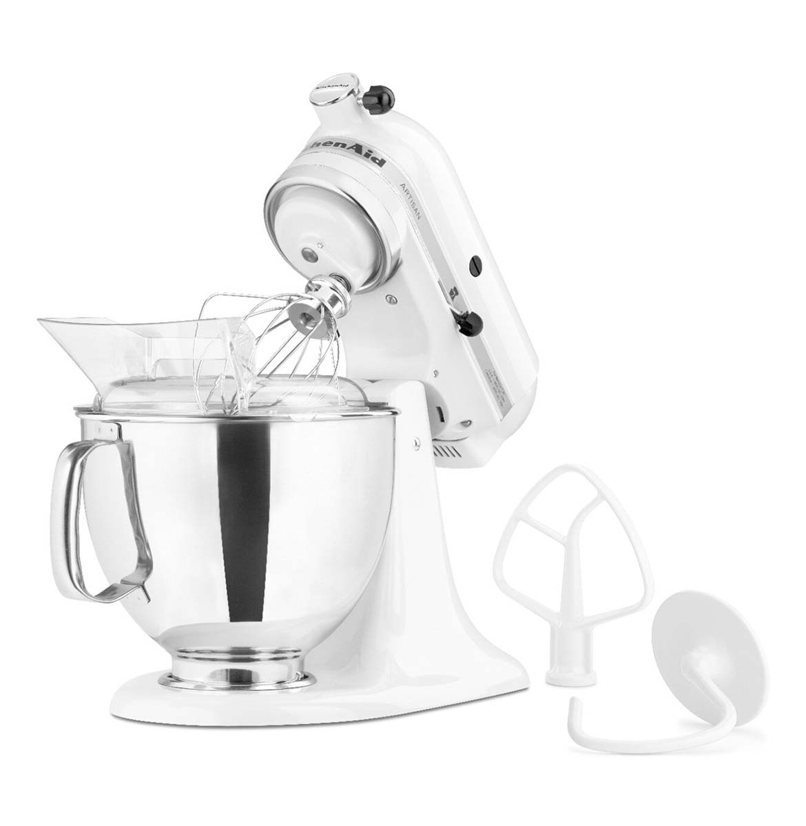 KitchenAid Batidora de pie para hacer helados, 2 cuartos de galón, color  blanco