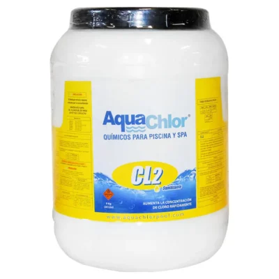 Hipoclorito de Calcio Granulado (CL2) para Piscina 20 Libras 70% Aquachlor
