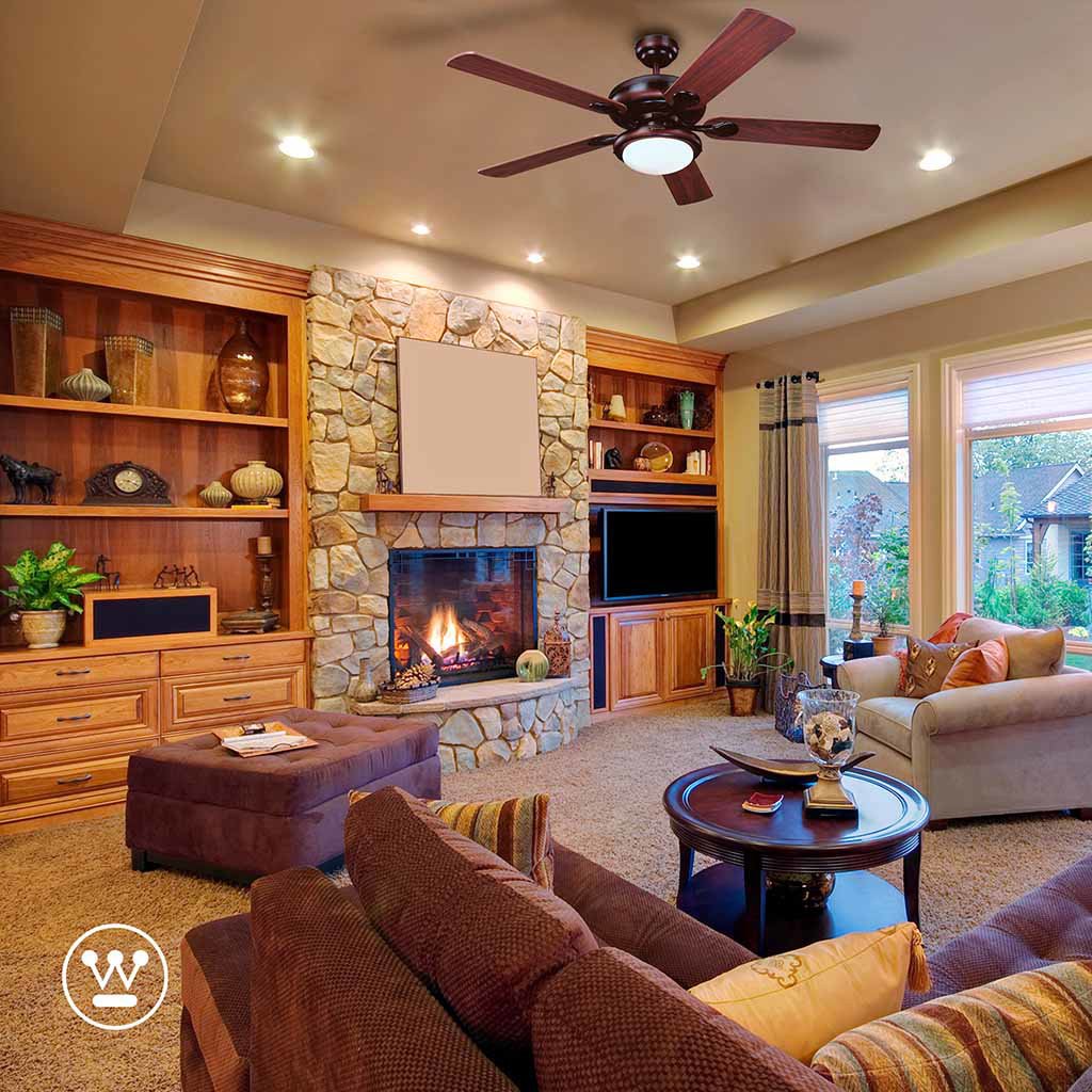 Ventilador Westinghouse Euro Swirl 52" Bronce - Image 2