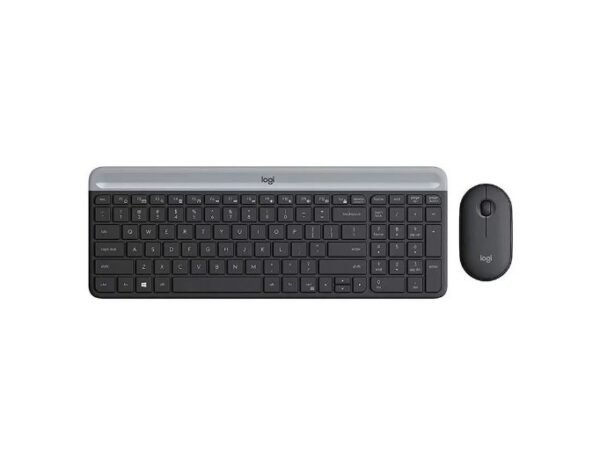 Combo de Teclado y Mouse Inalámbricos SLIM COMBO MK470 Grafito Logitech