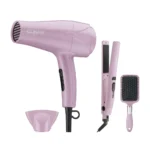 Combo Secadora de Cabello Plancha Alisadora Cepillo