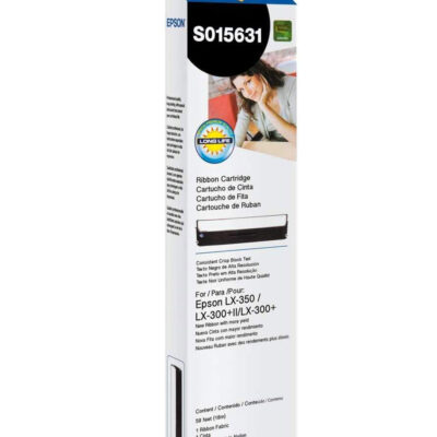 Epson cinta negra edg ribbon cartridge  para LX350/LX300   S015631