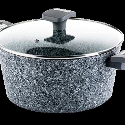 Westinghouse cacerola con tapa granito gris 24cm WCCC0070024GGY