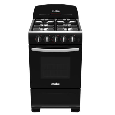 Cocina a Gas 20 pulgadas (51 cm) Negra Mabe – EMA5105SN0