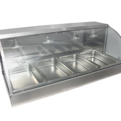 Urna de Vidrio Curvo 4 Bandejas Full 2 1/2