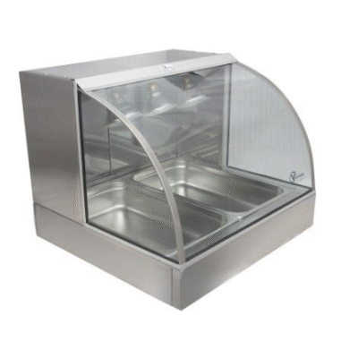 URNA VIDRIO CURVO 2 BANDEJAS FULL 2 1/2