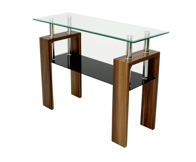 Mesa de Entrada Moderna Tokoa con Vidrio