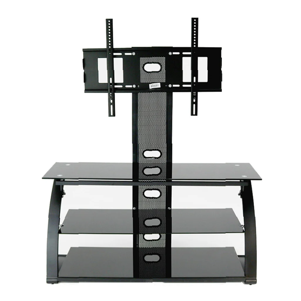 Mesa TV Tokoa AC-7026 Metal y Vidrio 110×46×128 cm - Image 2