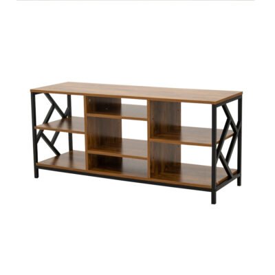 Mesa TV Tokoa 120×40×55 cm con Estantes