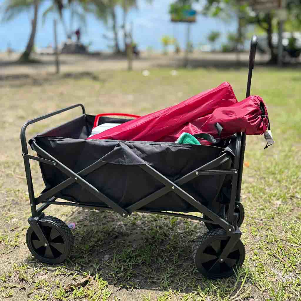 Carro Plegable Tokoa Metal con Tela Negra - Image 5