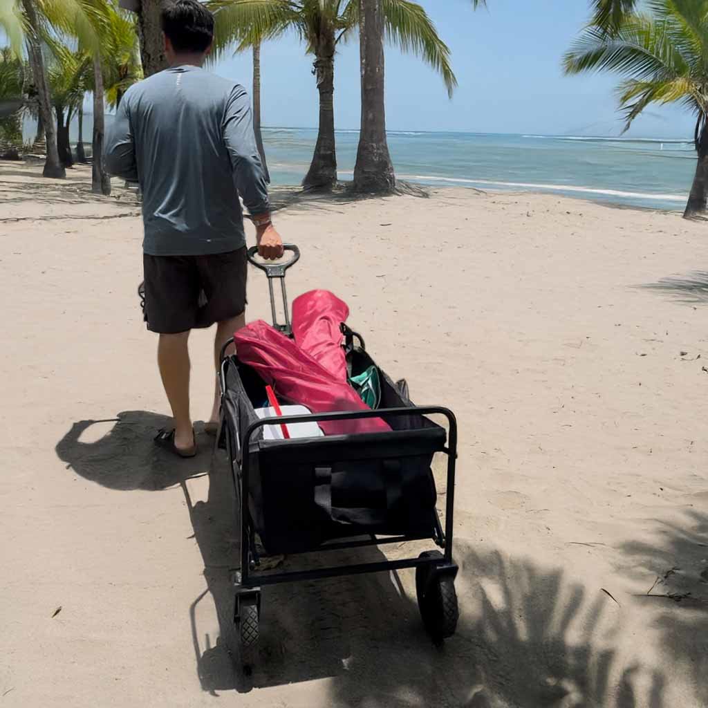 Carro Plegable Tokoa Metal con Tela Negra - Image 8