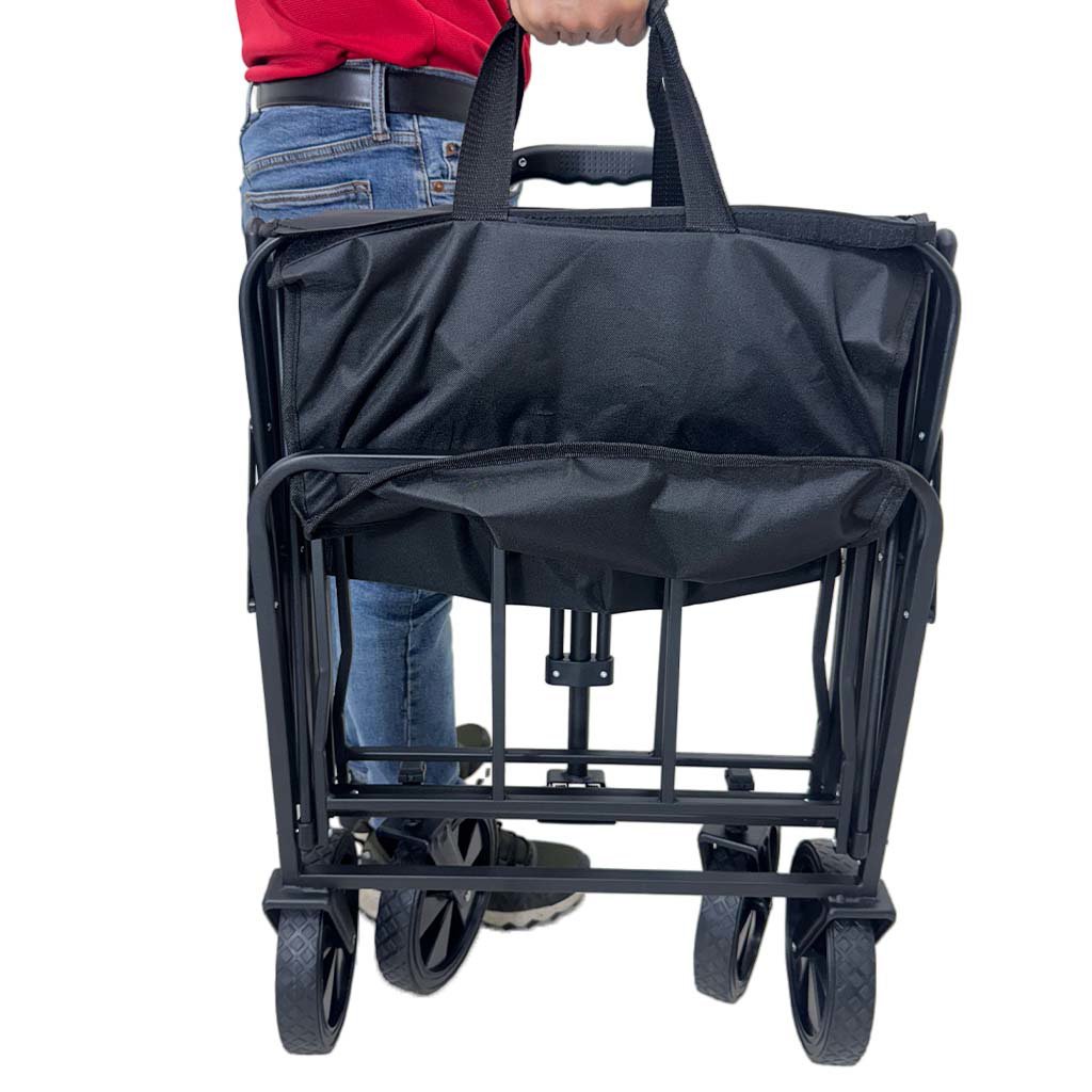 Carro Plegable Tokoa Metal con Tela Negra - Image 10
