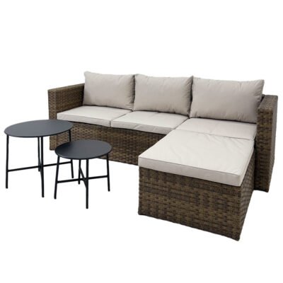 Sofá de Terraza en L Tokoa Ratán Sintético