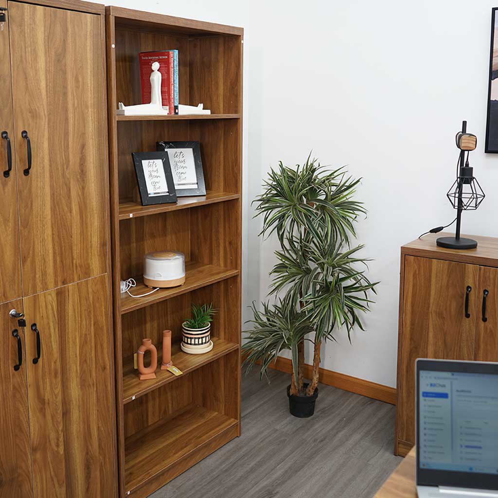 Librero Tokoa 4 Estantes en Melamina Café - Image 5