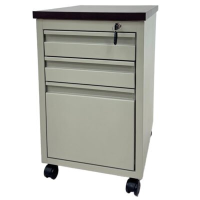 Archivero Móvil 3 Gavetas Continental Beige