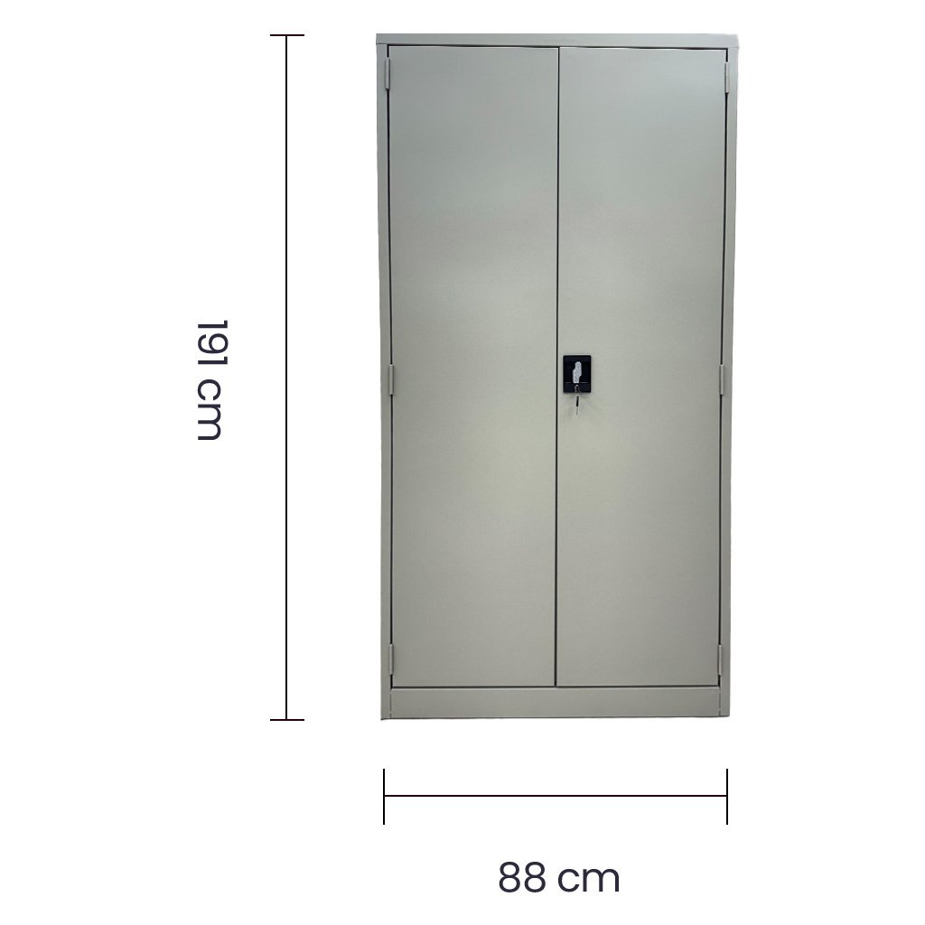 Armario Metálico Continental 2 Puertas Beige - Image 3