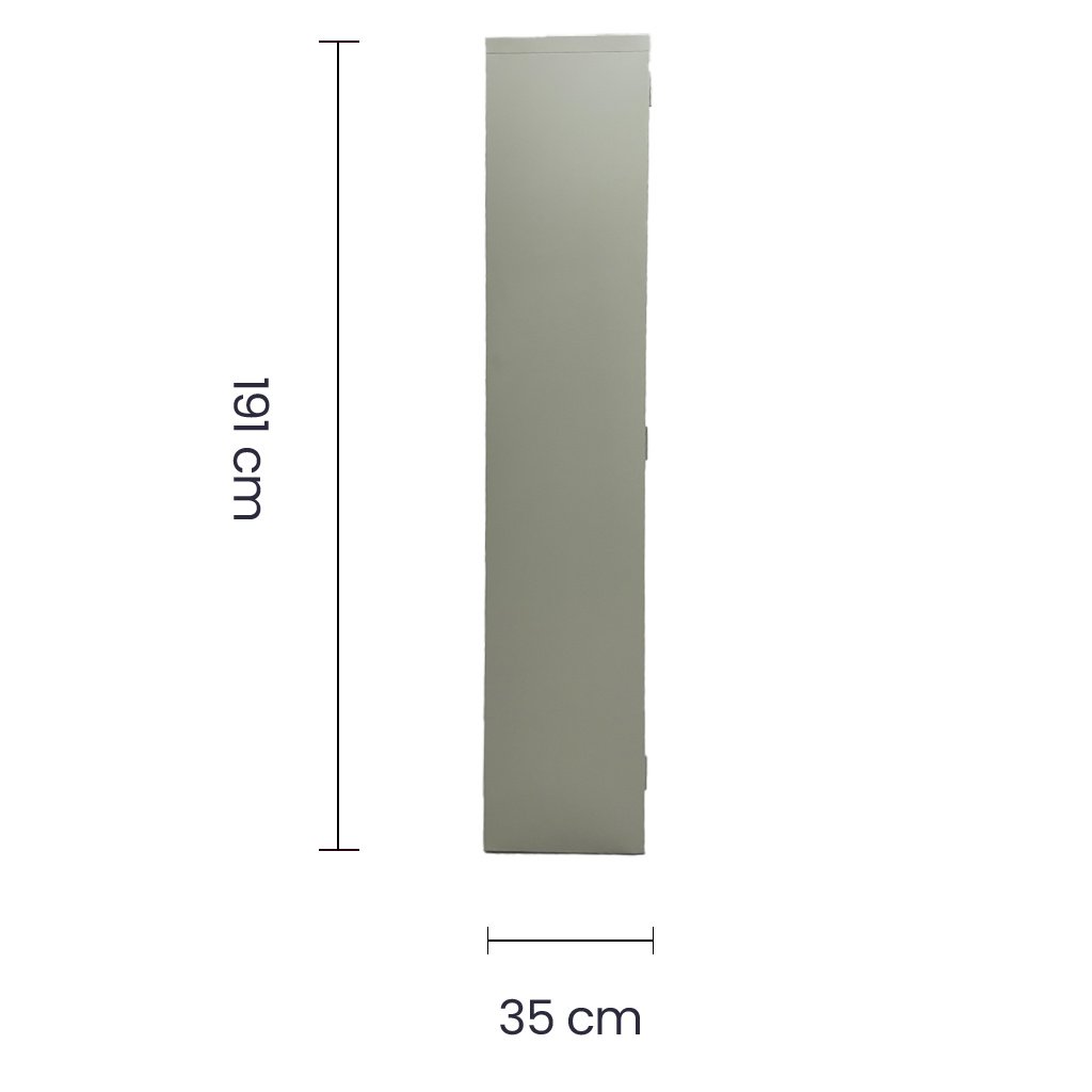 Armario Metálico Continental 2 Puertas Beige - Image 4