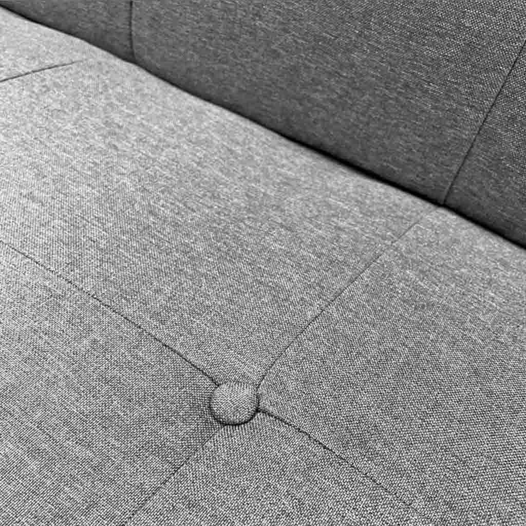 Sofá Cama Tokoa Lino Gris Compacto Reclinable - Image 7