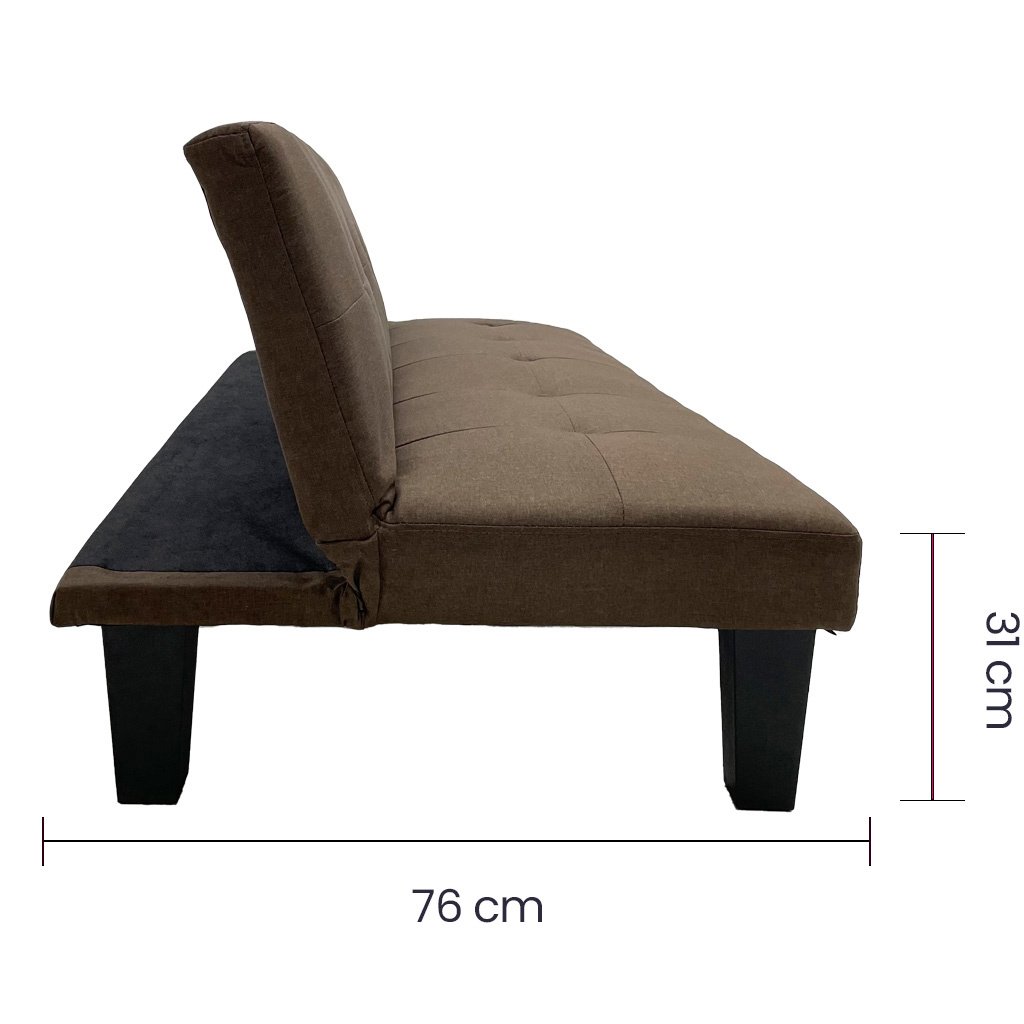 Sofá Cama Tokoa Lino Café Compacto Reclinable - Image 4