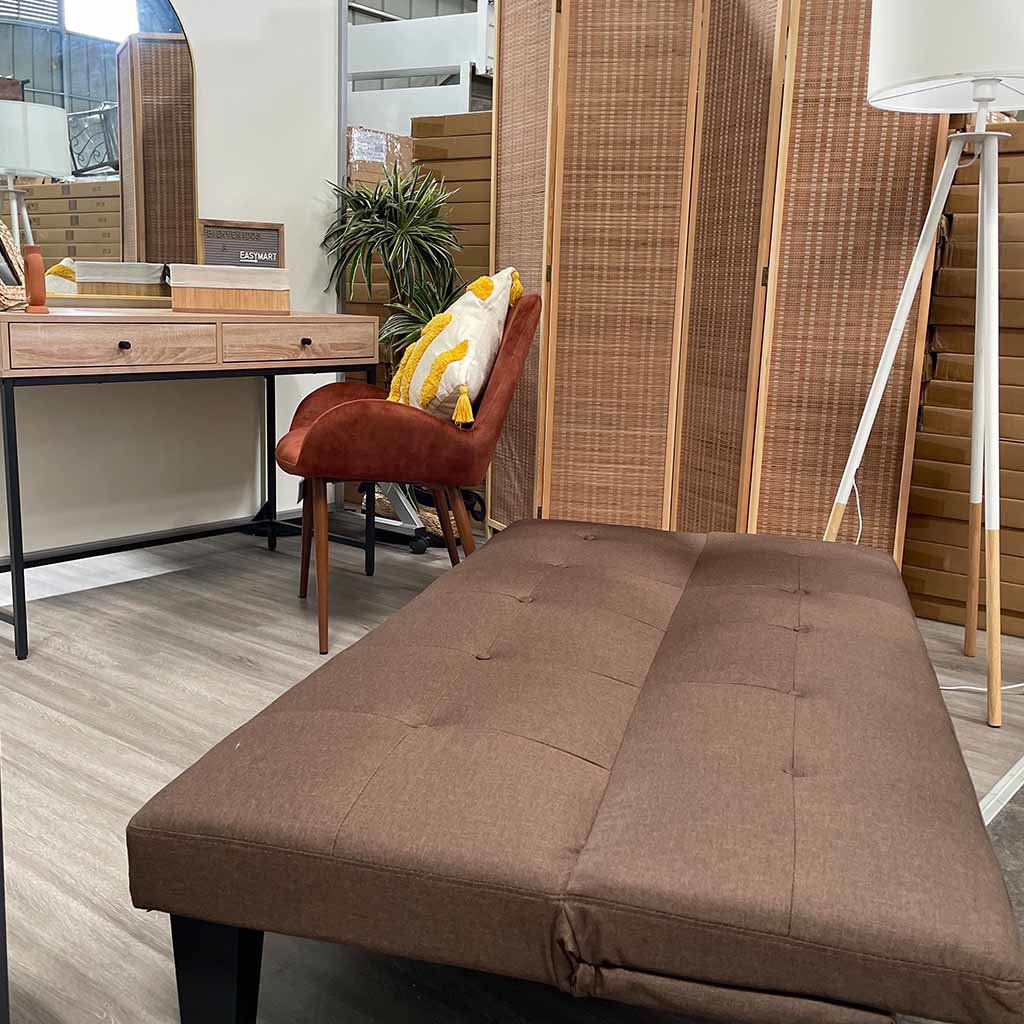 Sofá Cama Tokoa Lino Café Compacto Reclinable - Image 8