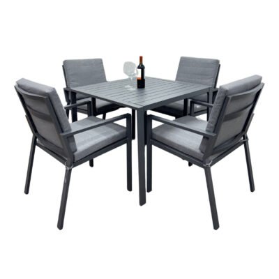 Juego de Comedor Exterior 4 Sillas Tokoa