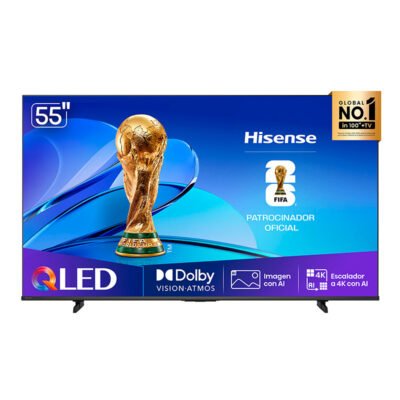 Televisor Hisense 55″ QLED 4K VIDAA