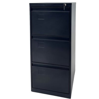 Archivador Metálico 3 Gavetas Continental Negro