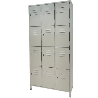 Locker Metálico Continental 12 Espacios Beige