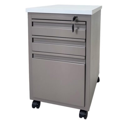 Archivero Móvil Continental 3 Gavetas Blanco