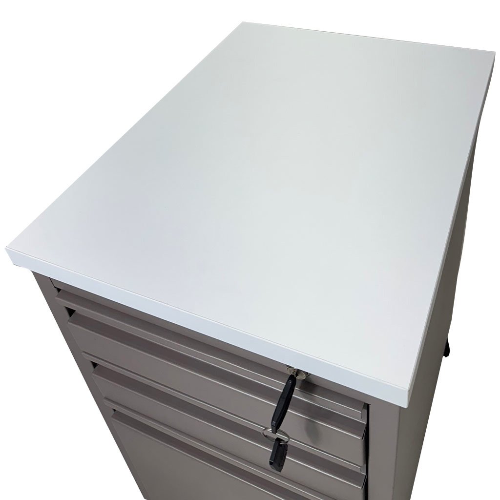 Archivero Móvil Continental 3 Gavetas Blanco - Image 7