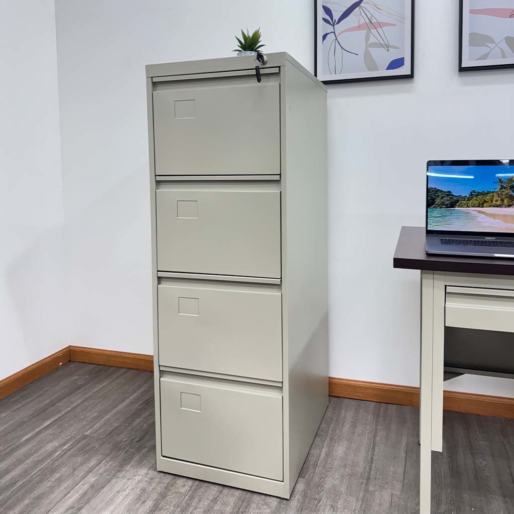 Archivero Metálico Continental 4 Gavetas Beige - Image 5