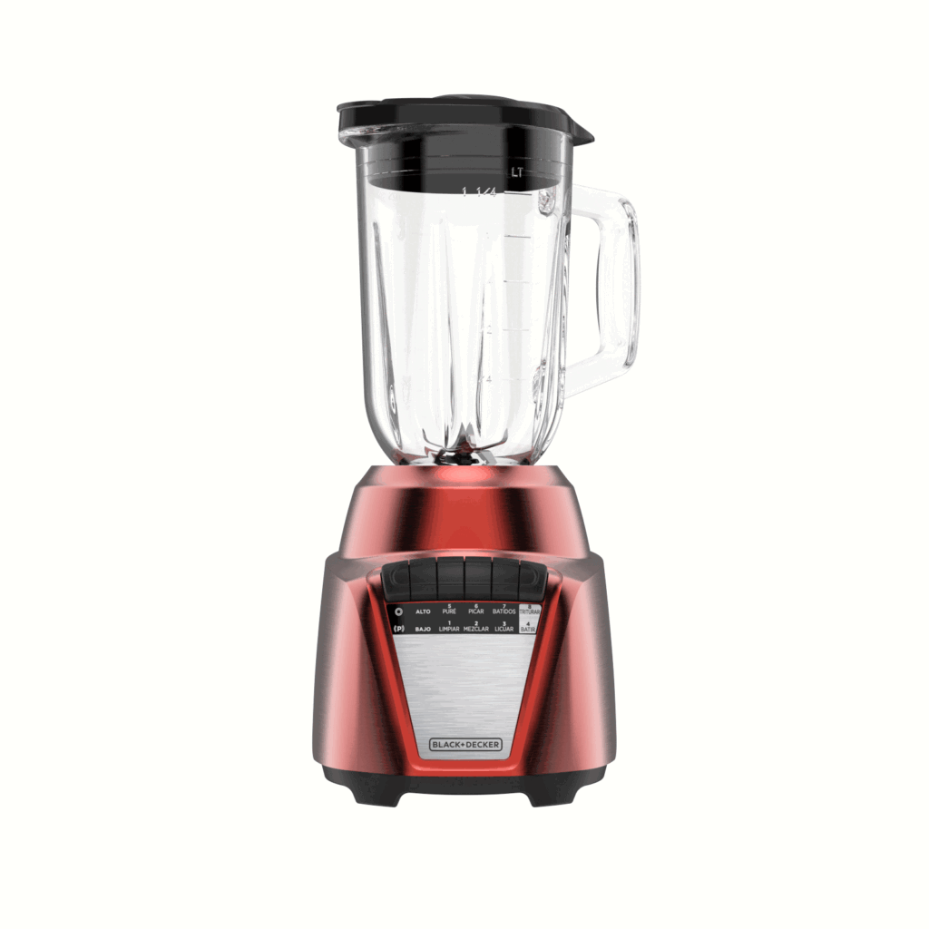 Licuadora Black&Decker BL0876 700W roja jarra vidrio