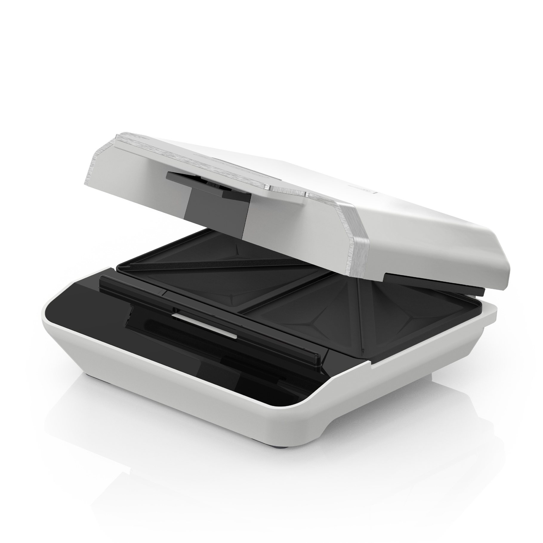 Sandwichera Black&Decker SM602F blanca 750W