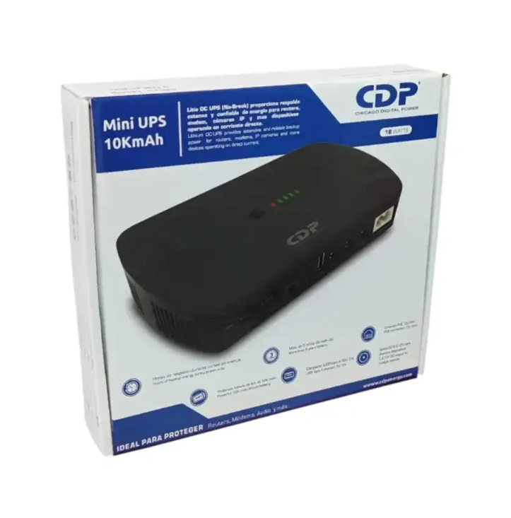 Mini UPS CDP 10400mAh 18W para Router Módem y Cámaras IP - Imagen 3