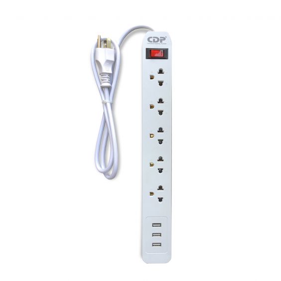 Regleta CDP Supresor de Picos USB
