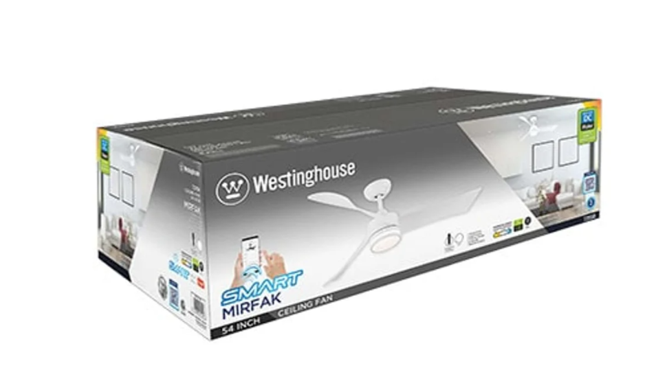 Ventilador Westinghouse Mirfak Smart DC LED 54" Blanco - Imagen 2
