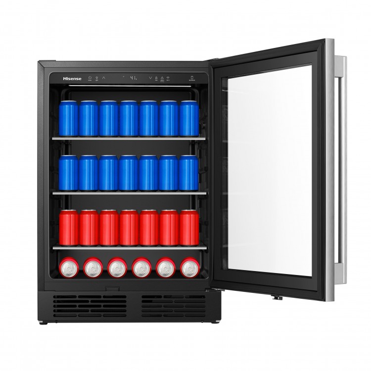 Centro de Bebidas Hisense 164 Latas Inox - Imagen 2