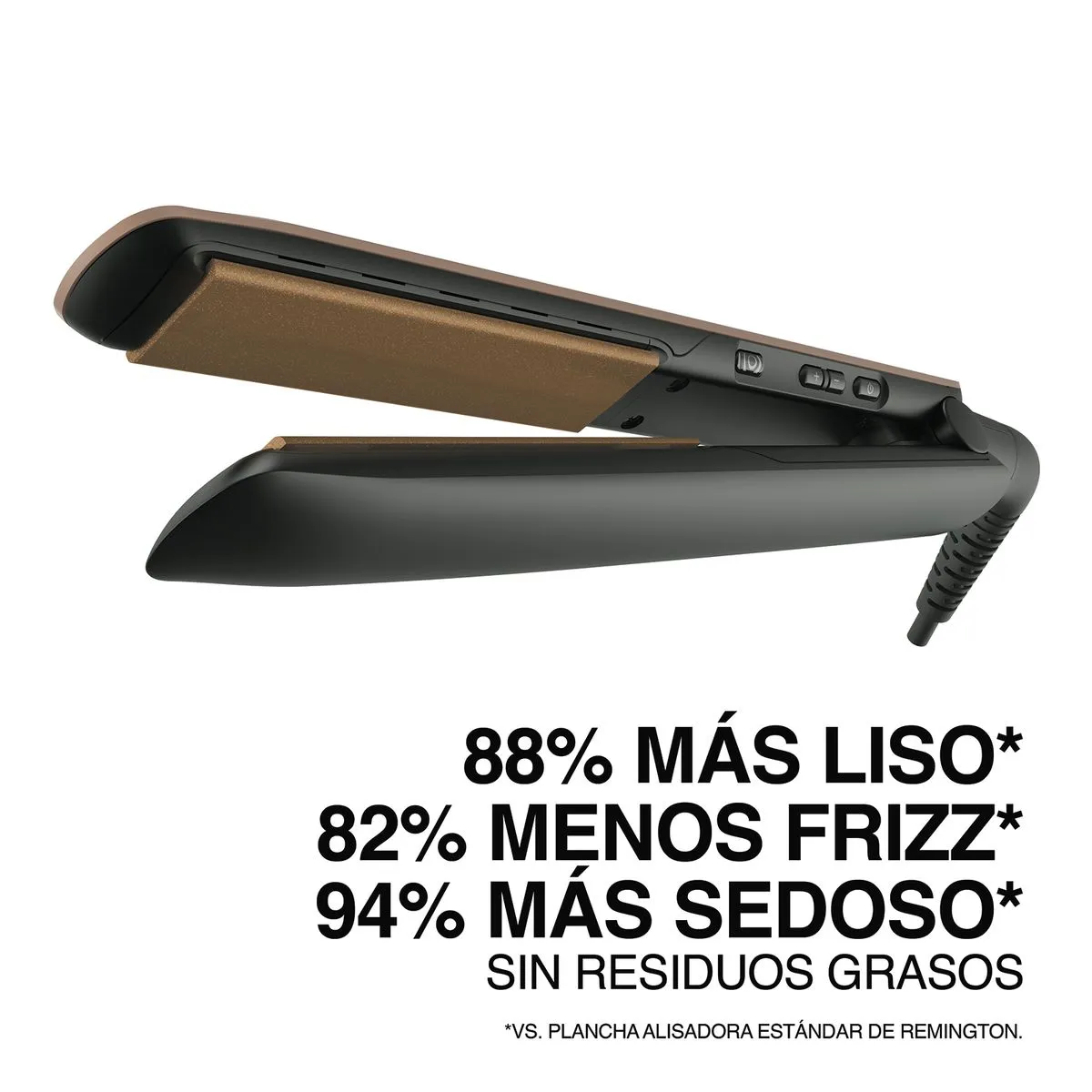 Plancha Alisadora Keratin Therapy Keratina y Aceite de Argán S8599 Remington - Imagen 4