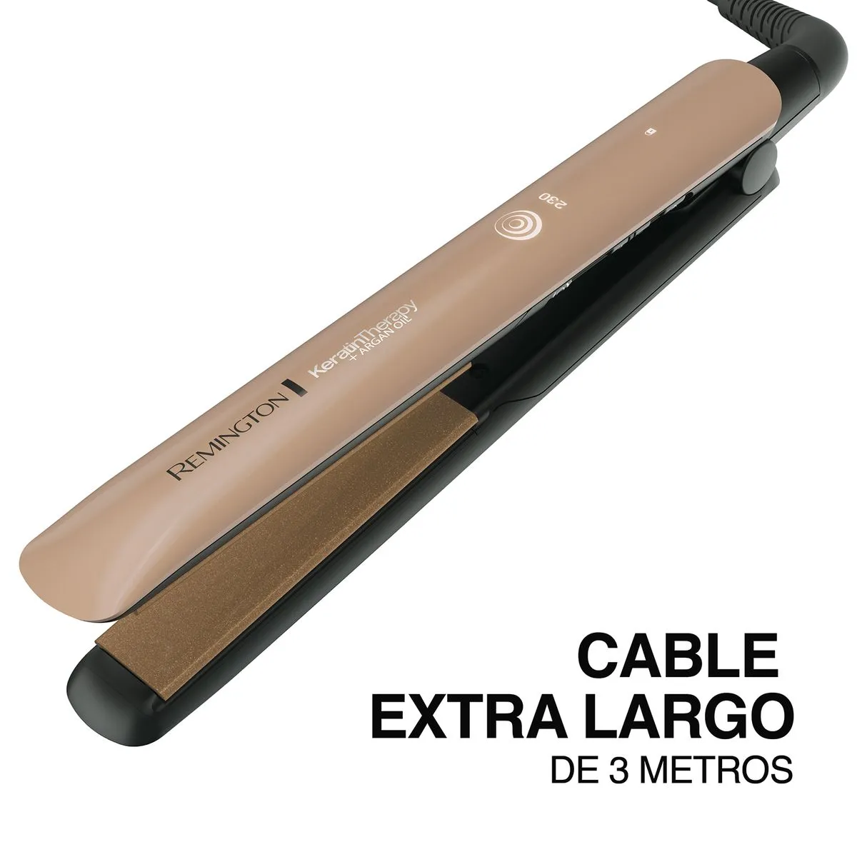 Plancha Alisadora Keratin Therapy Keratina y Aceite de Argán S8599 Remington - Imagen 5