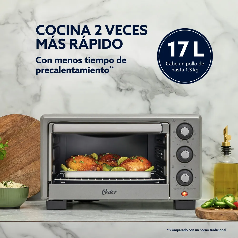 Horno con Freidora de Aire 17L TSSTTV17MAFNS Oster - Imagen 4