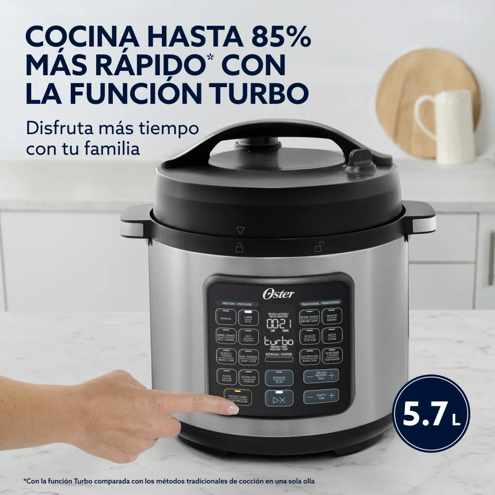 Multiolla Turbo 5.7L 1400W 14 Funciones CKSTPCECT57DF2 Oster - Imagen 2