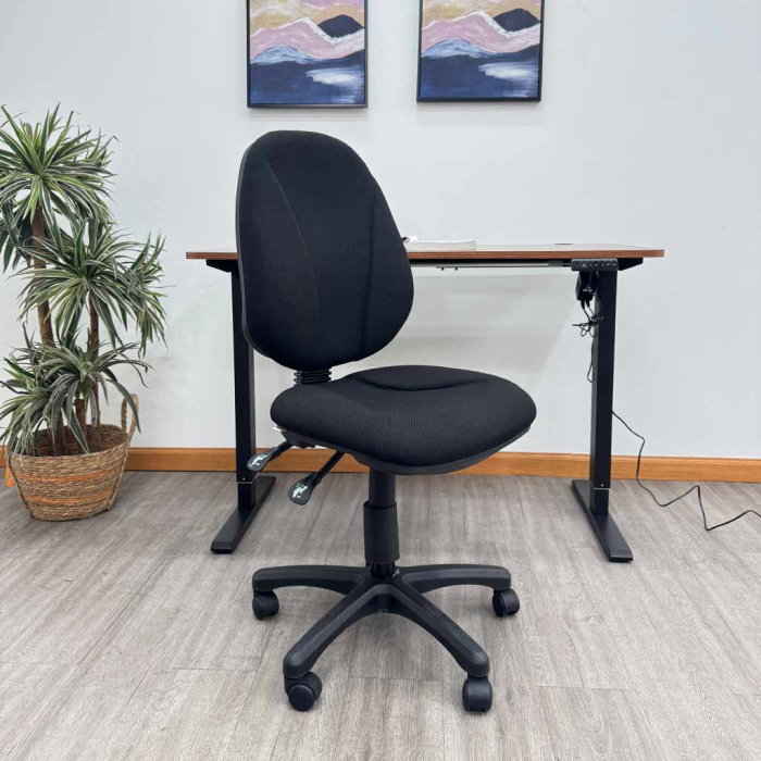 Silla Secretarial TOKOA OS-2221 de Tela Negra - Imagen 5