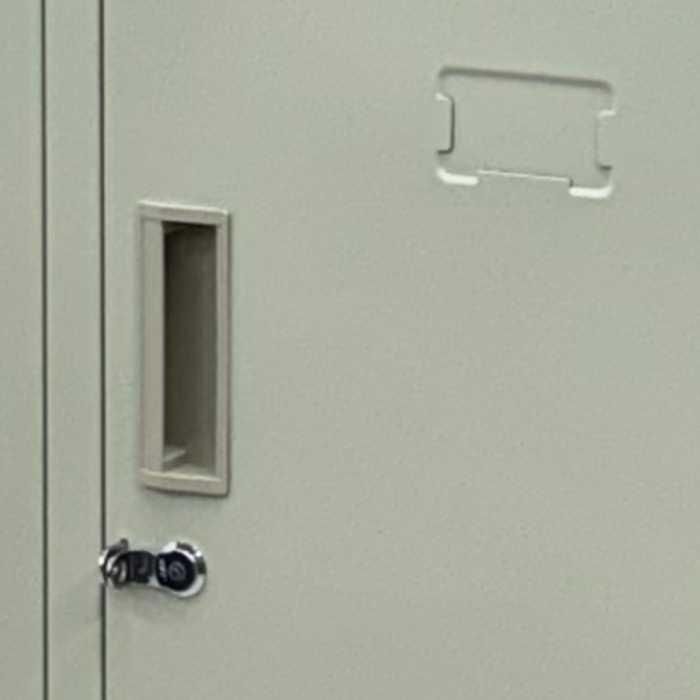 LOCKER 12 COMPARTIMENTOS BEIGE - Imagen 2