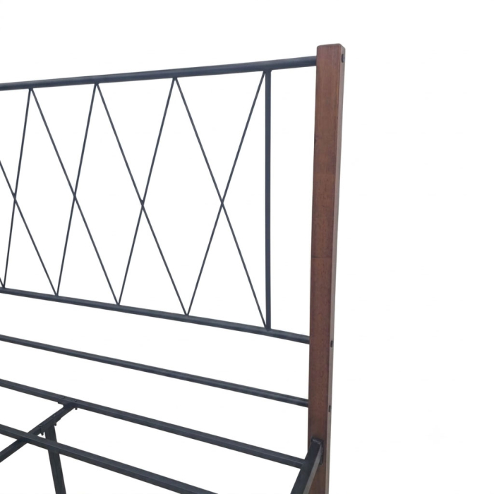 CAMA MATRIMONIAL RESPALDO METAL - Imagen 5
